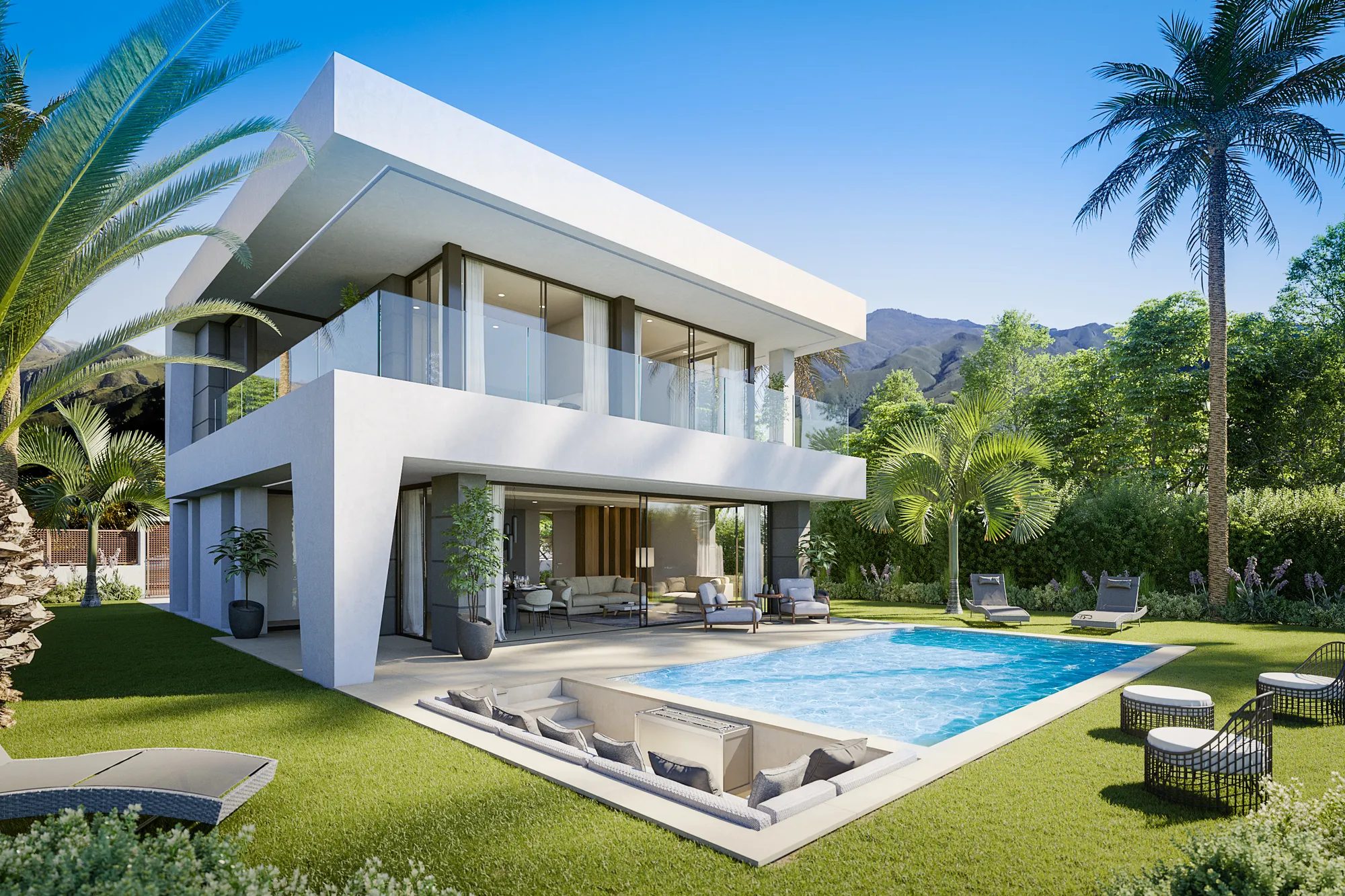 casa moderna D+D Construcciones